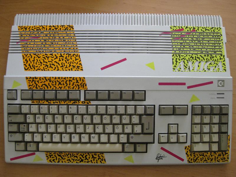Amiga 500 - Tiger design